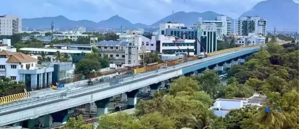 Elevated flyover road, representational image