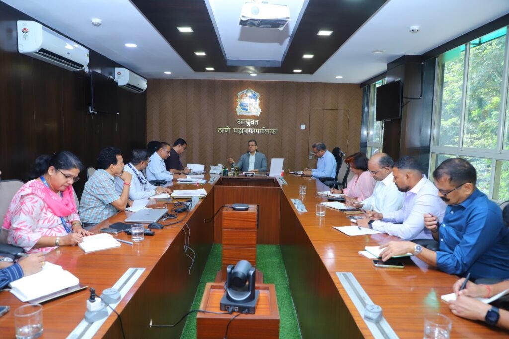 TMC Commissioner Saurabh Rao chairs a meeting on water supply with department heads